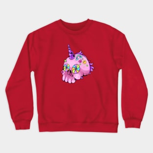 unicorn skull Crewneck Sweatshirt